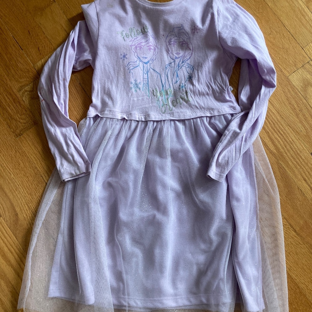 Girl's Frozen Disney Tulle Dress